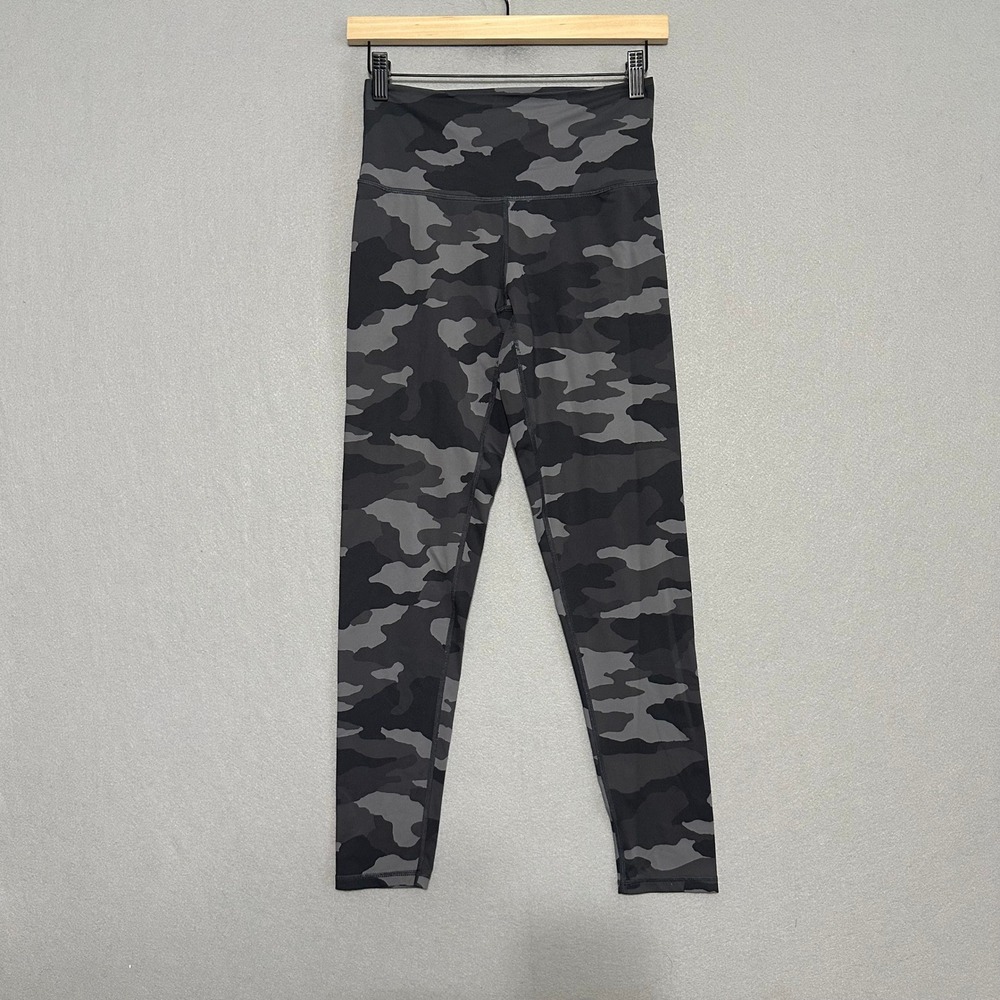 Aerie Chill Play Move High‎ Waisted Camo Leggings Grey Black Camouflage Medium